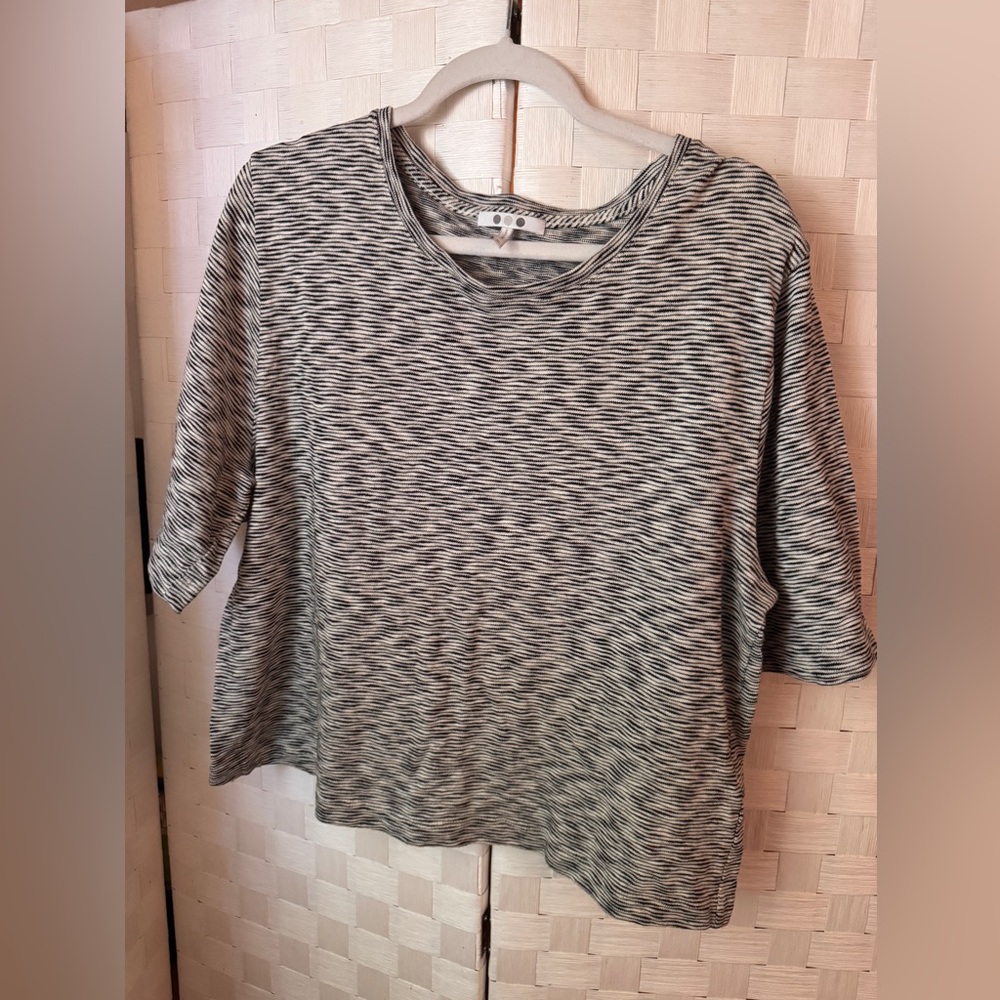 Striped Gray Women's Top